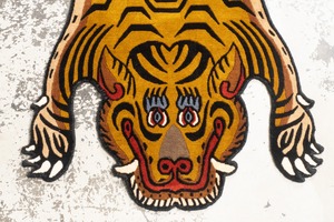 Tibetan Tiger Rug 《Mサイズ•ウール071》チベタンタイガーラグ