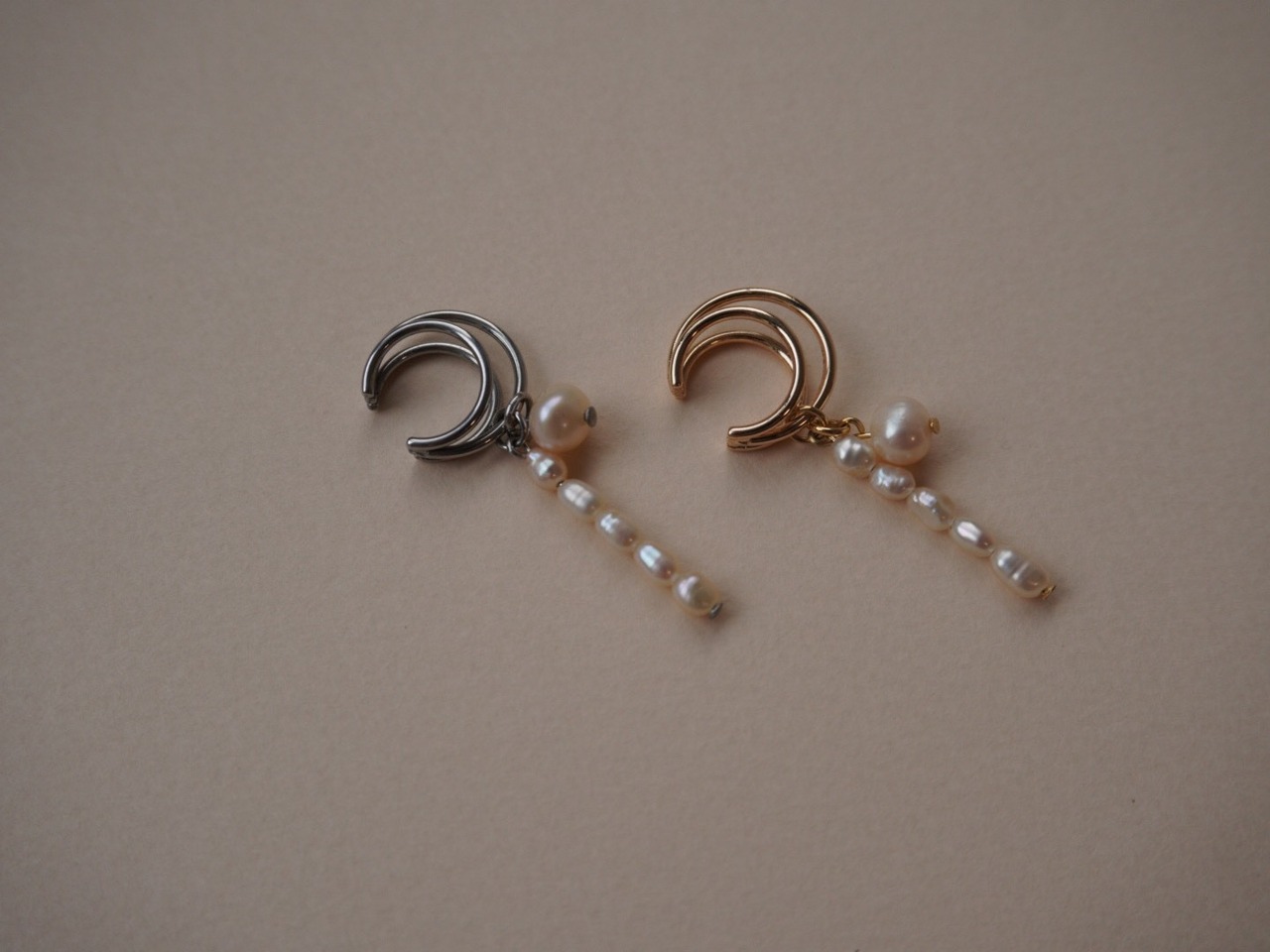 【 PURE 】swing pearl ear cuff no.1