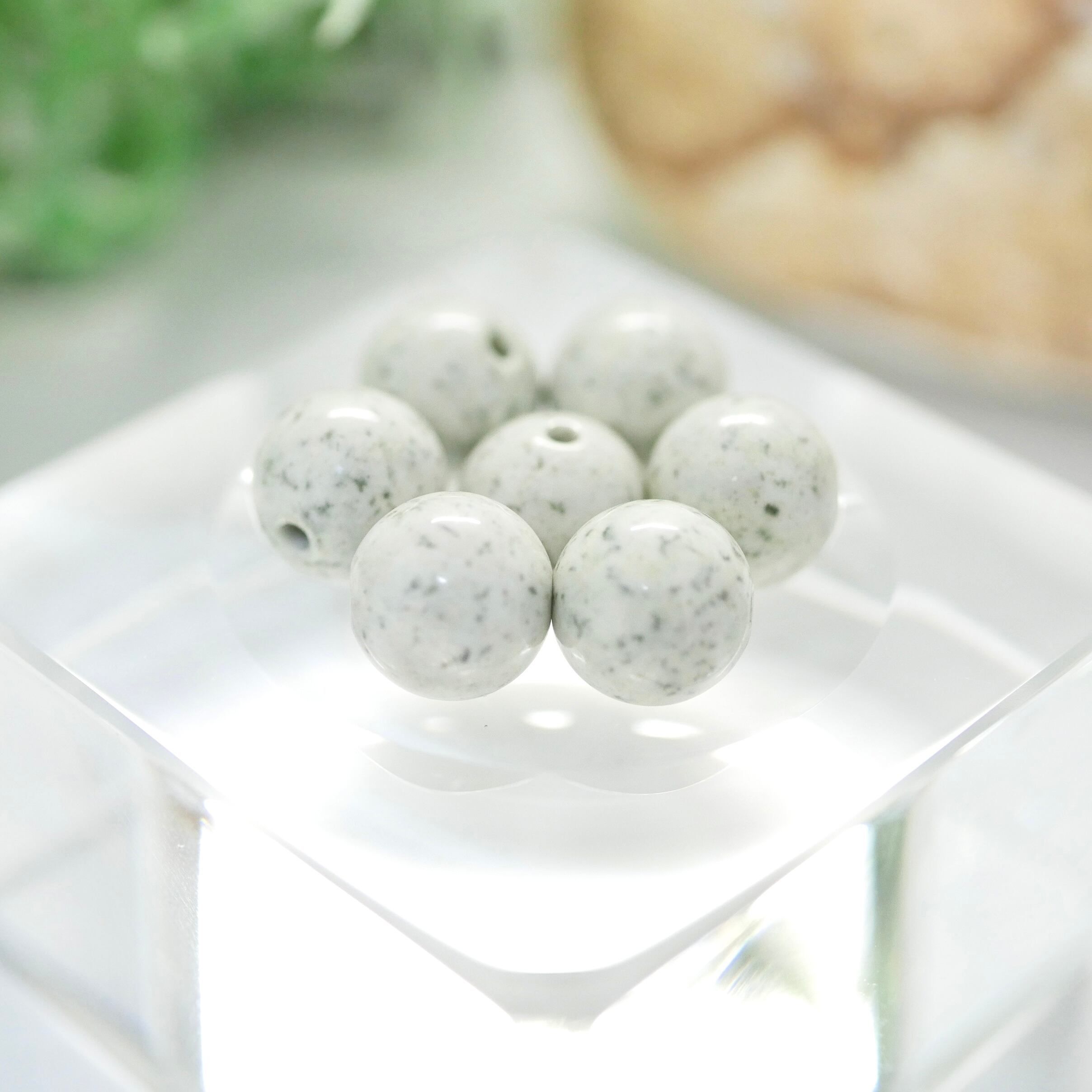 姫川薬石 おさんぽスフィア(白) | 姫川薬石庵