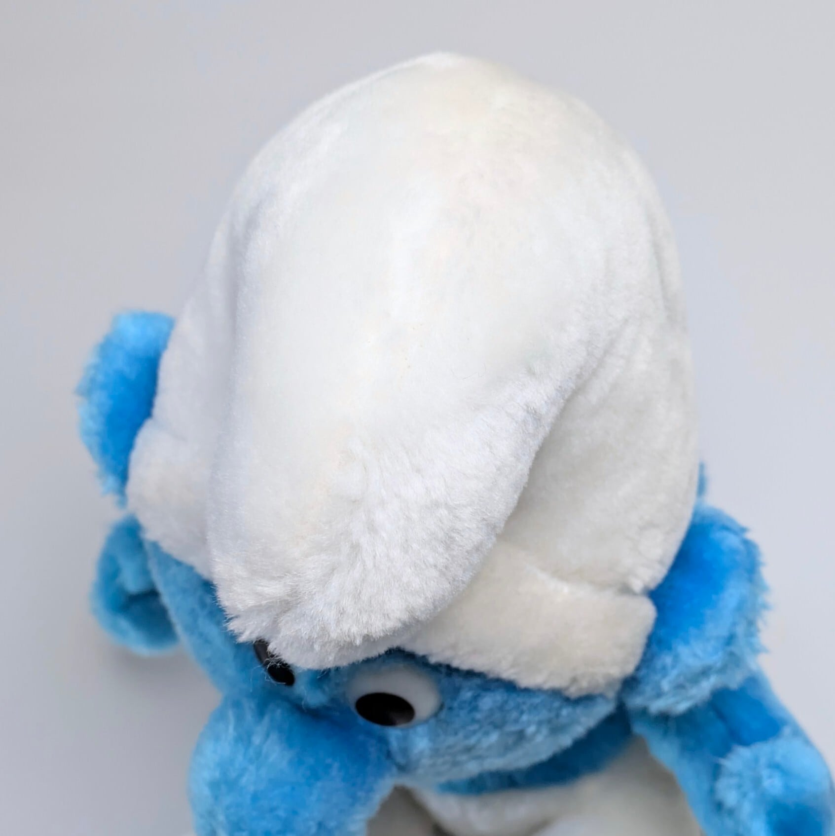 ☆ VINTAGE1980 ☆ 【 Smurf（スマーフ）】【B】お座り / PLUSH TOY / プラッシュ / ぬいぐるみ / VINTAGE / ビンテージ 〚アメリカン雑貨 アメトイ〛