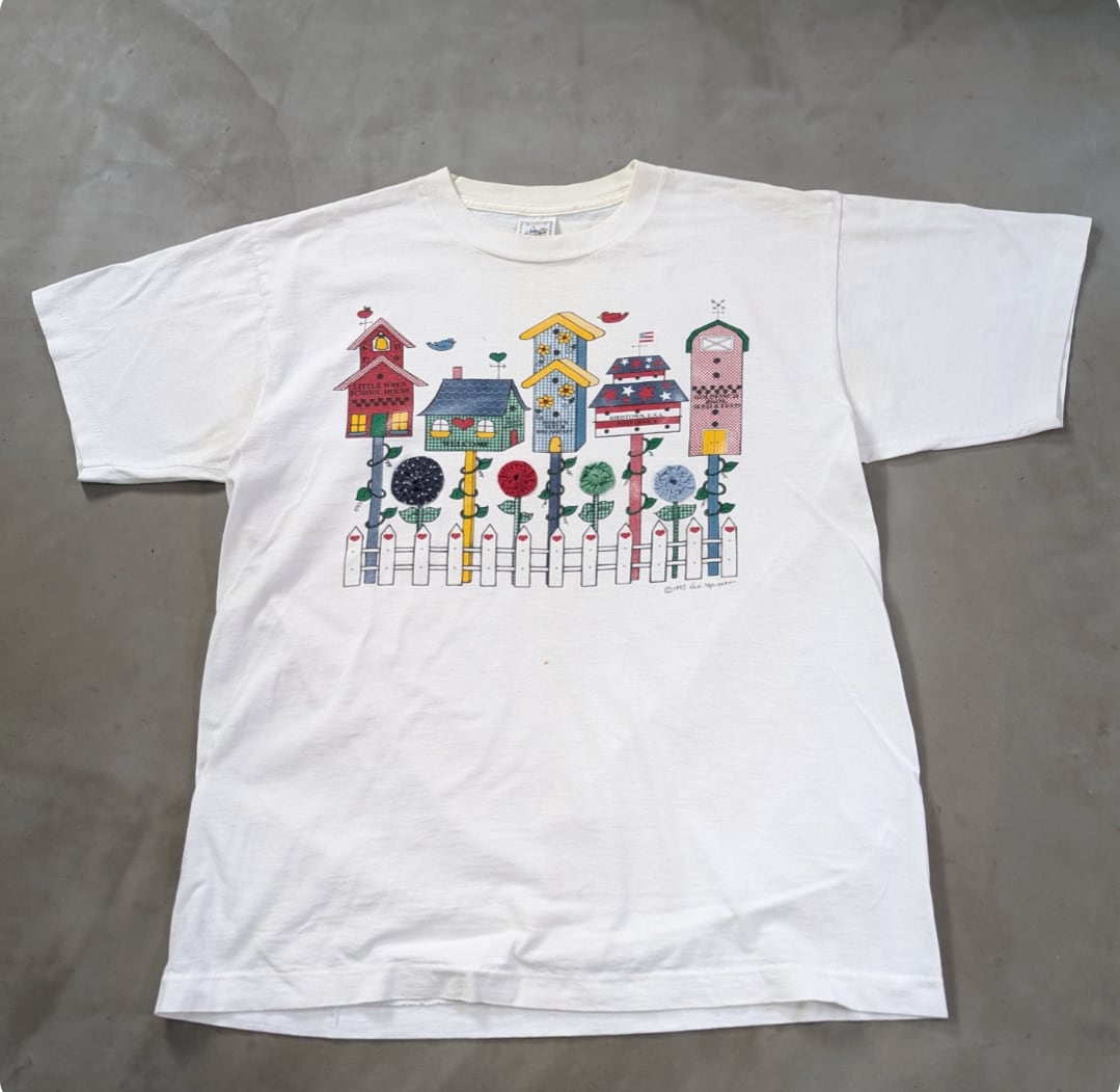 90's Vicki Melhart "post" art tee 小岩店