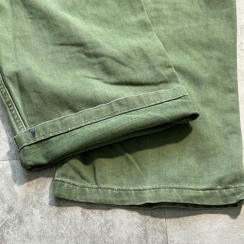 60s アメリカ軍 実物 OG-107 ベイカーパンツ 詳細写真16