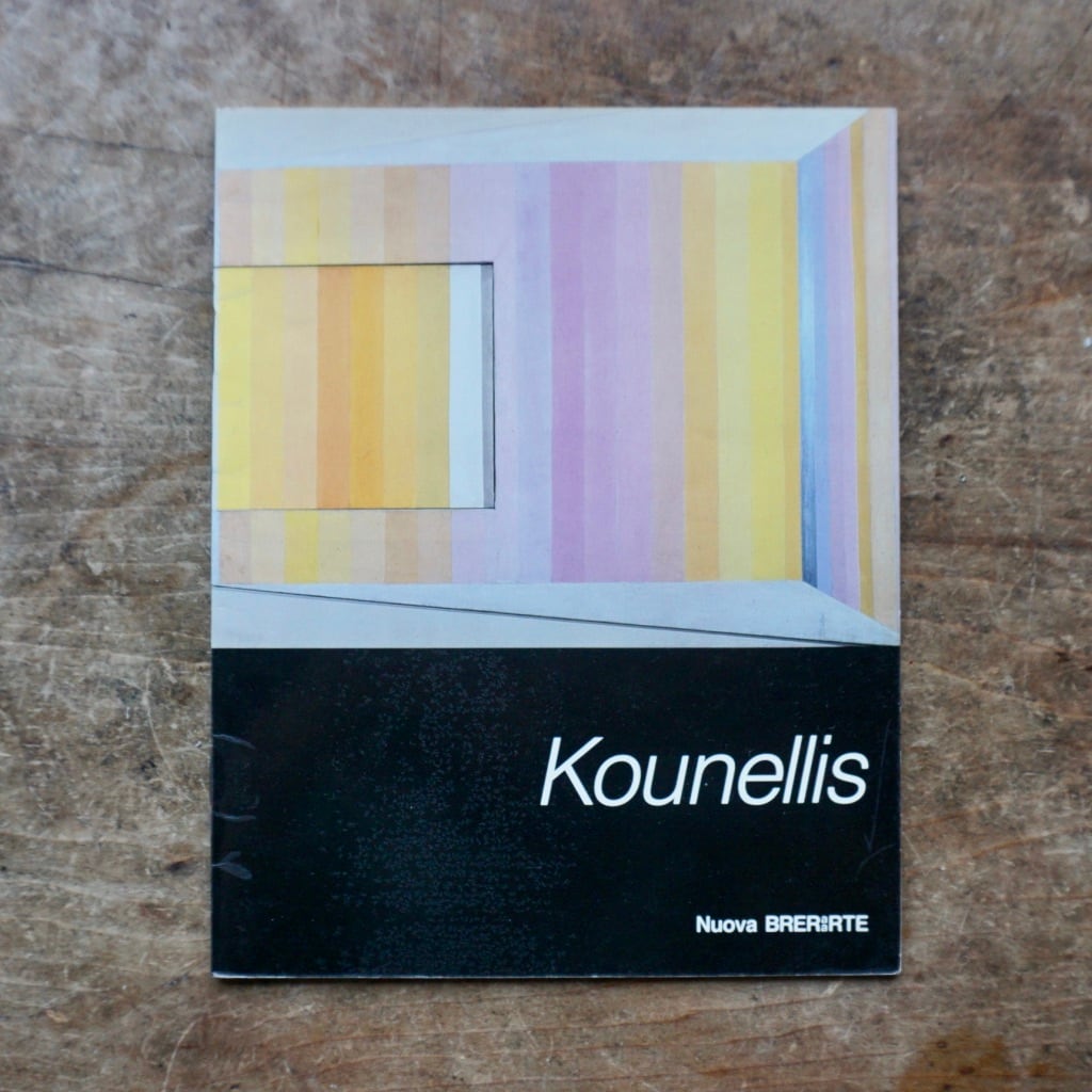 【絶版洋古書】ヤニス・クネリス　 Jannis Kounellis  1990 Galleria BRERA ARTE, Milano　　 [310194711]