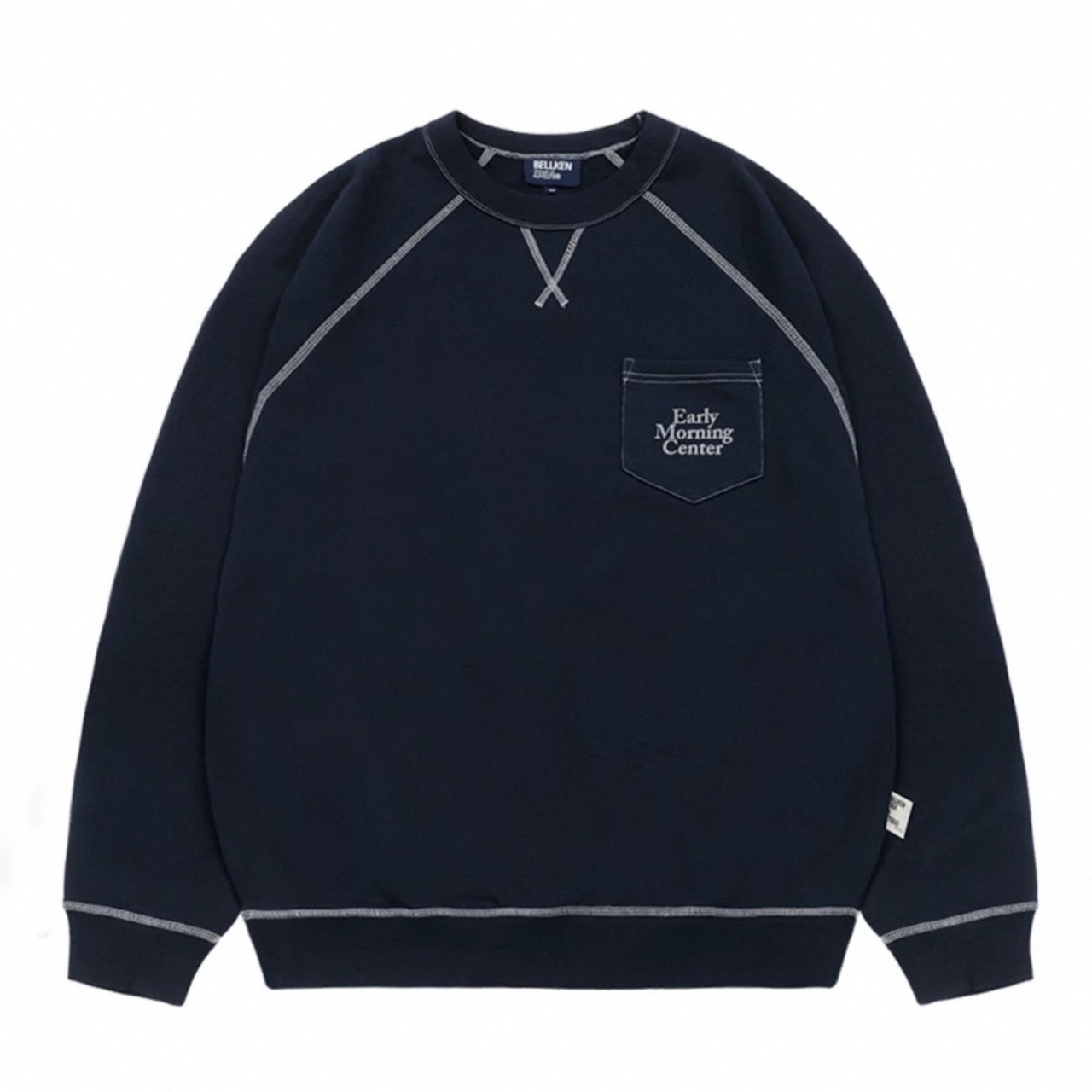 Chest pocket logo sweatshirts 0225 - 10