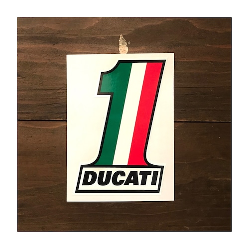 DUCATI / Ducati No.1 Later Style Stickers.4  #163