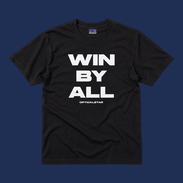 WIN BY ALL Tee (Black)