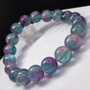 f71幻想的な色合い♪フローライトブレスレット