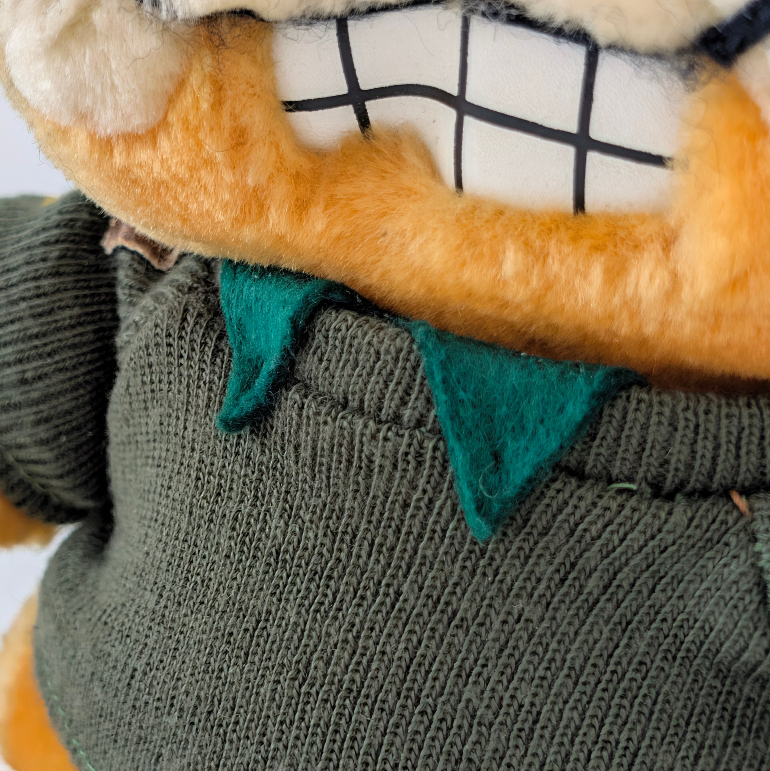 ☆ VINTAGE 1980年代初期 ☆【 Garfield ( ガーフィールド ) 】『 ガーフィールド大佐(笑) 』アーミーガーフィールド / ぬいぐるみ / プラッシュ / plush / 1980年代年製 〚アメリカン雑貨 アメトイ〛