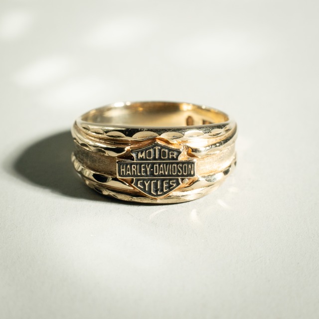 Official Harley Davidson Vintage Gold Ring