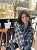 女っぽガーリー キャミソール シアーシャツ くしゅくしゅ シャーリング ショート丈 ゆったり 花柄 ガーリー フェミニン 2点セット