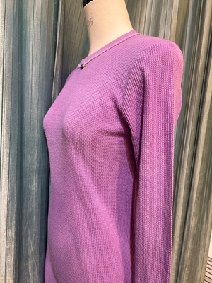 garment dye thermal  purple&purple