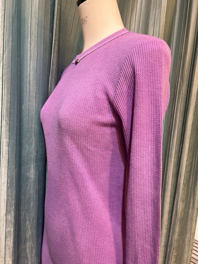 garment dye thermal  purple&purple
