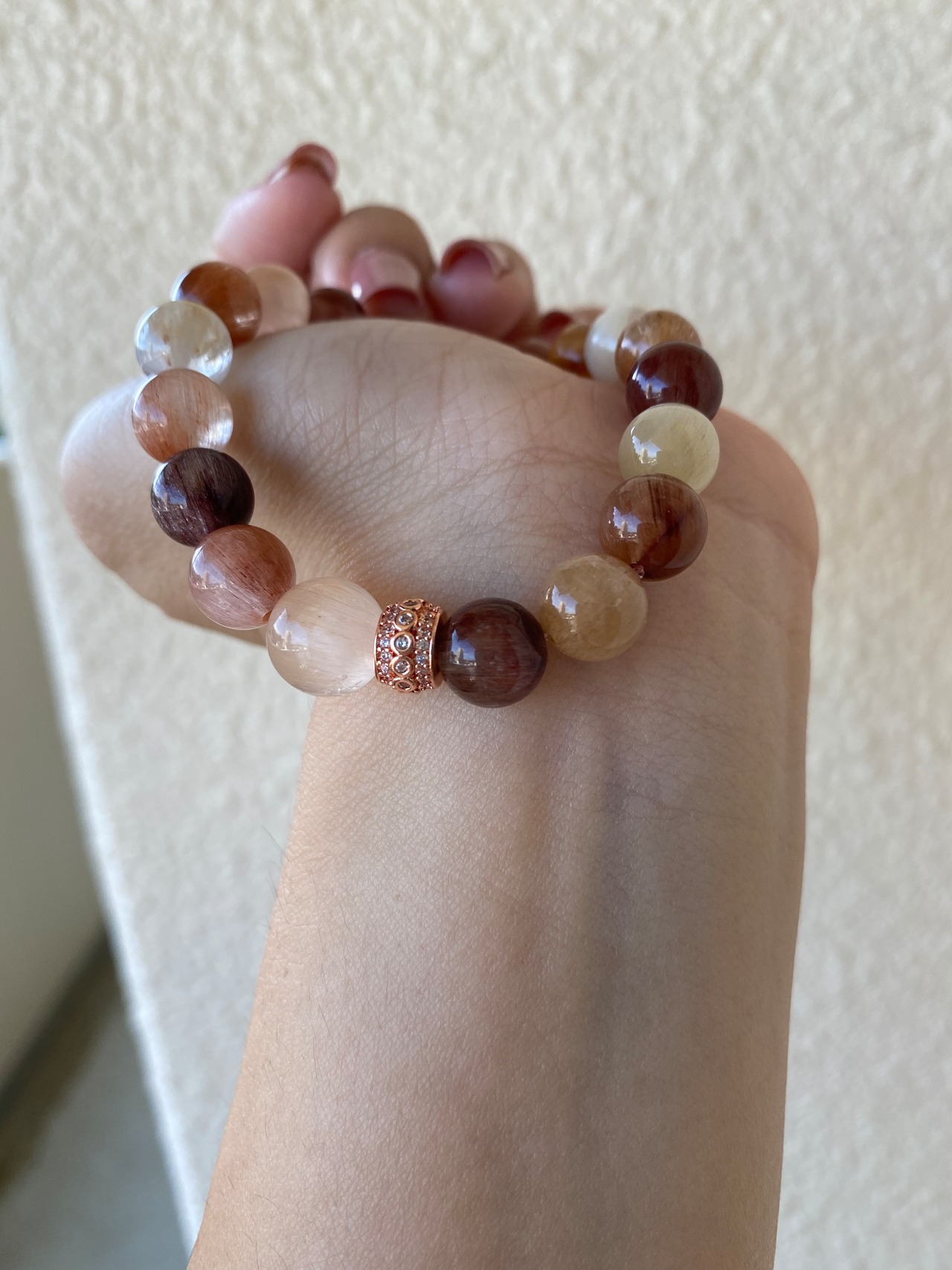 美品 ミックスサゲニティッククォーツ ブレスレット | shimoabijou