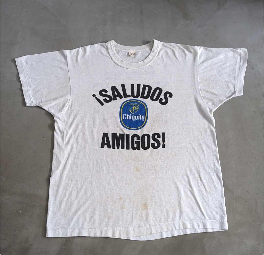 80s chiquita "saludos amigos" tee 小岩店