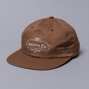 [SOLARIS&CO.]CALLIGRAPHY 6PANEL CAP "RUGGEDMAN"