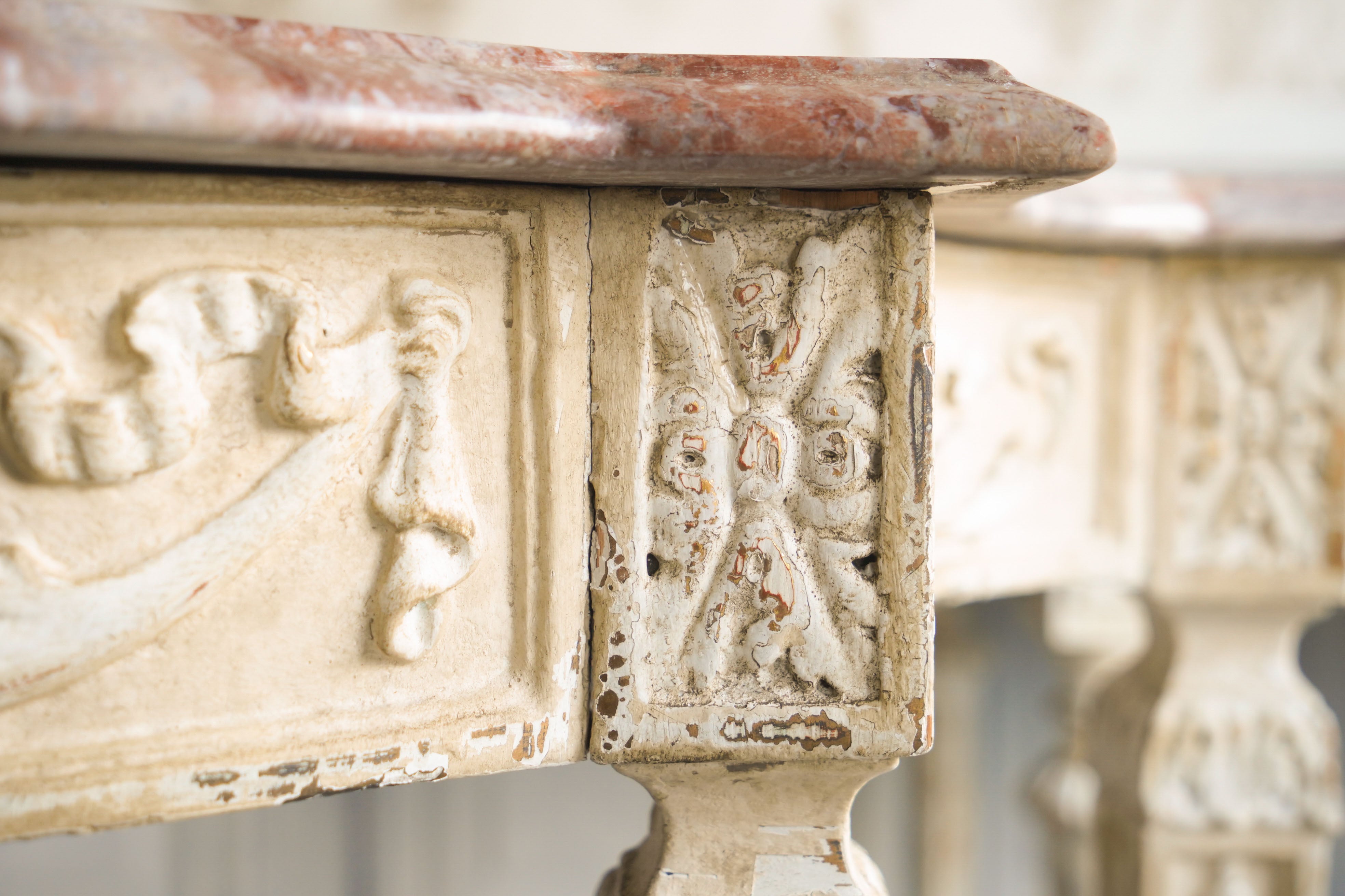 コンソール/大理石/ディスプレイ/空間装飾/アンティーク/店舗什器/装飾