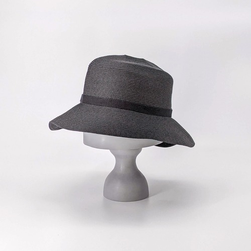 BD-BC105 Paper Braid Rollable Hat - BLK