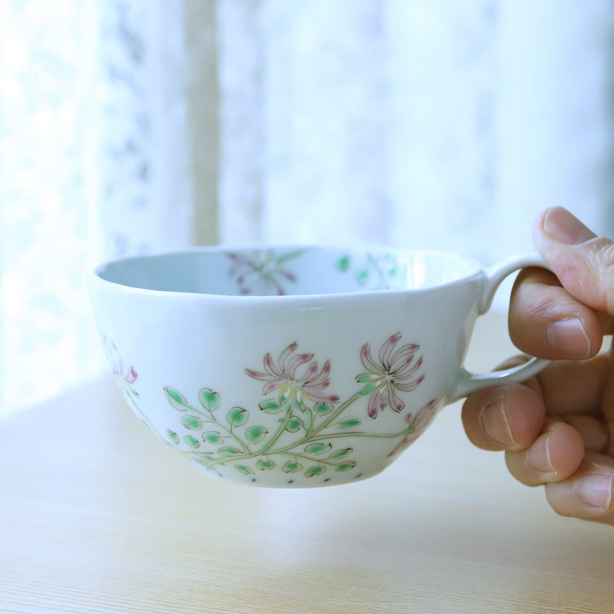 藍水「レンゲ カフェボール」 うつわ藍水(波佐見焼)