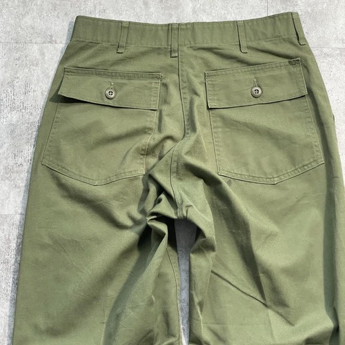 70-80s アメリカ軍 実物 OG507 ベイカーパンツ w30 詳細写真13