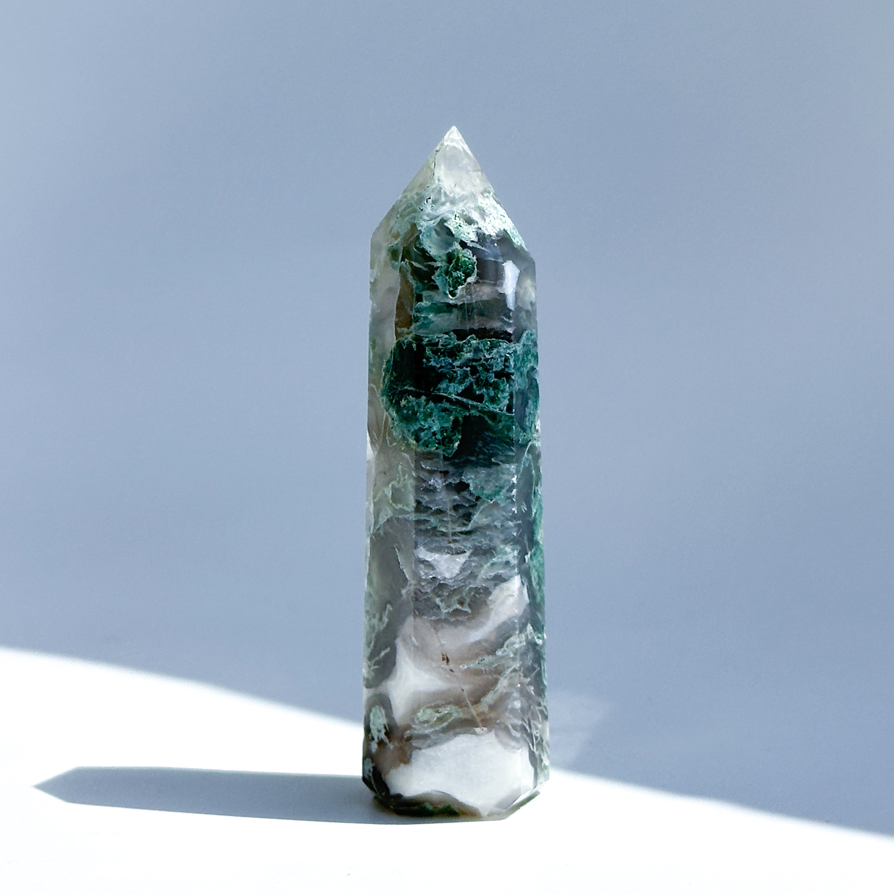 モスアゲート タワー04◇ Moss Agate ◇天然石・鉱物・パワーストーン