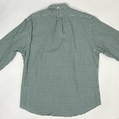 Ralph Lauren ラルフローレン SLIM FIT チェック BD ボタンダウン 長袖シャツ XL/グリーン メンズ ビンテージ