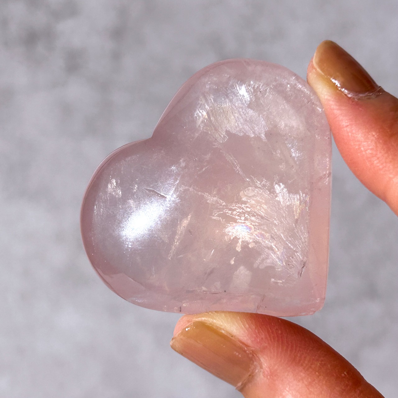 ローズクォーツ ハート * Rose quartz * 天然石