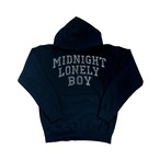 BLING COLLEGE LOGO HOODIE "BLACK"