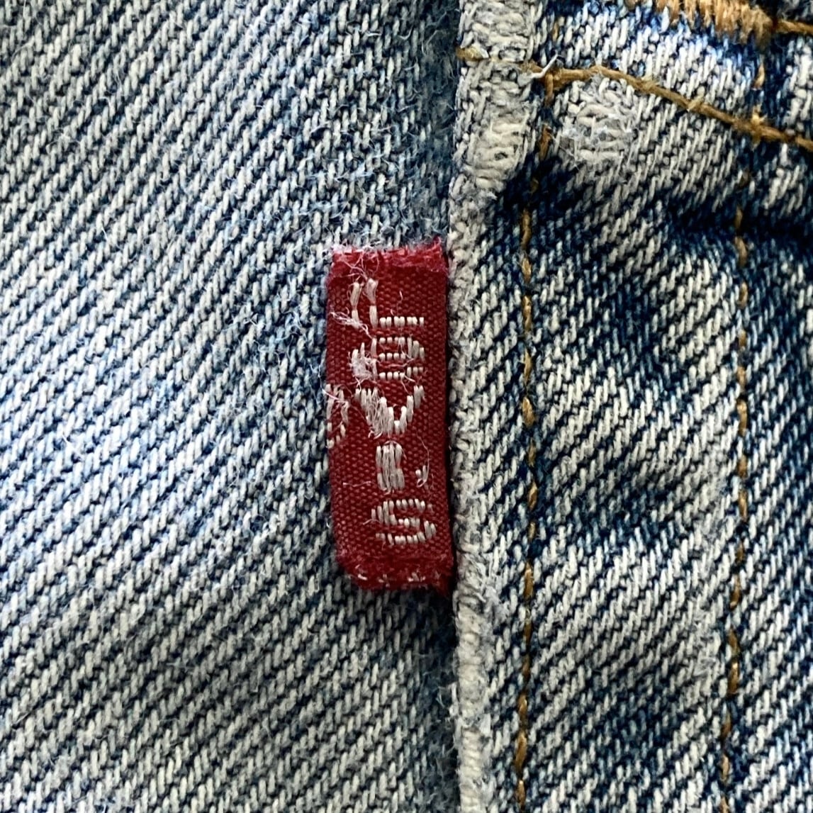 W40 L32】00's Levis 501 リーバイス ボタン裏刻印647 02年製 ボタン