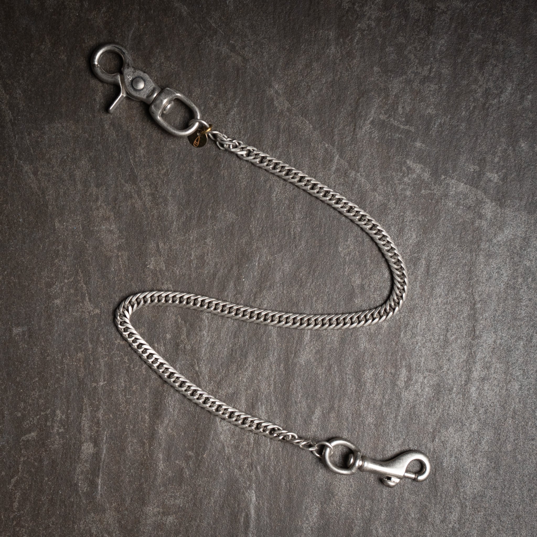 【Button Works】BW 41 Wallet Chain "S.Nickel" ボタンワークス オリジナルウォレットチェーン ニッケル シルバー
