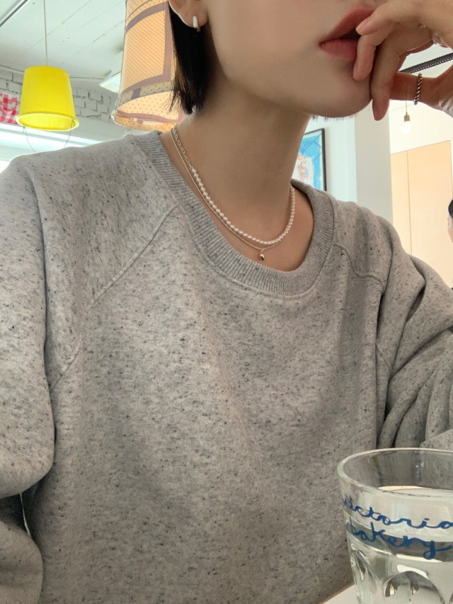 S925 bebe square pierce (P202-2)