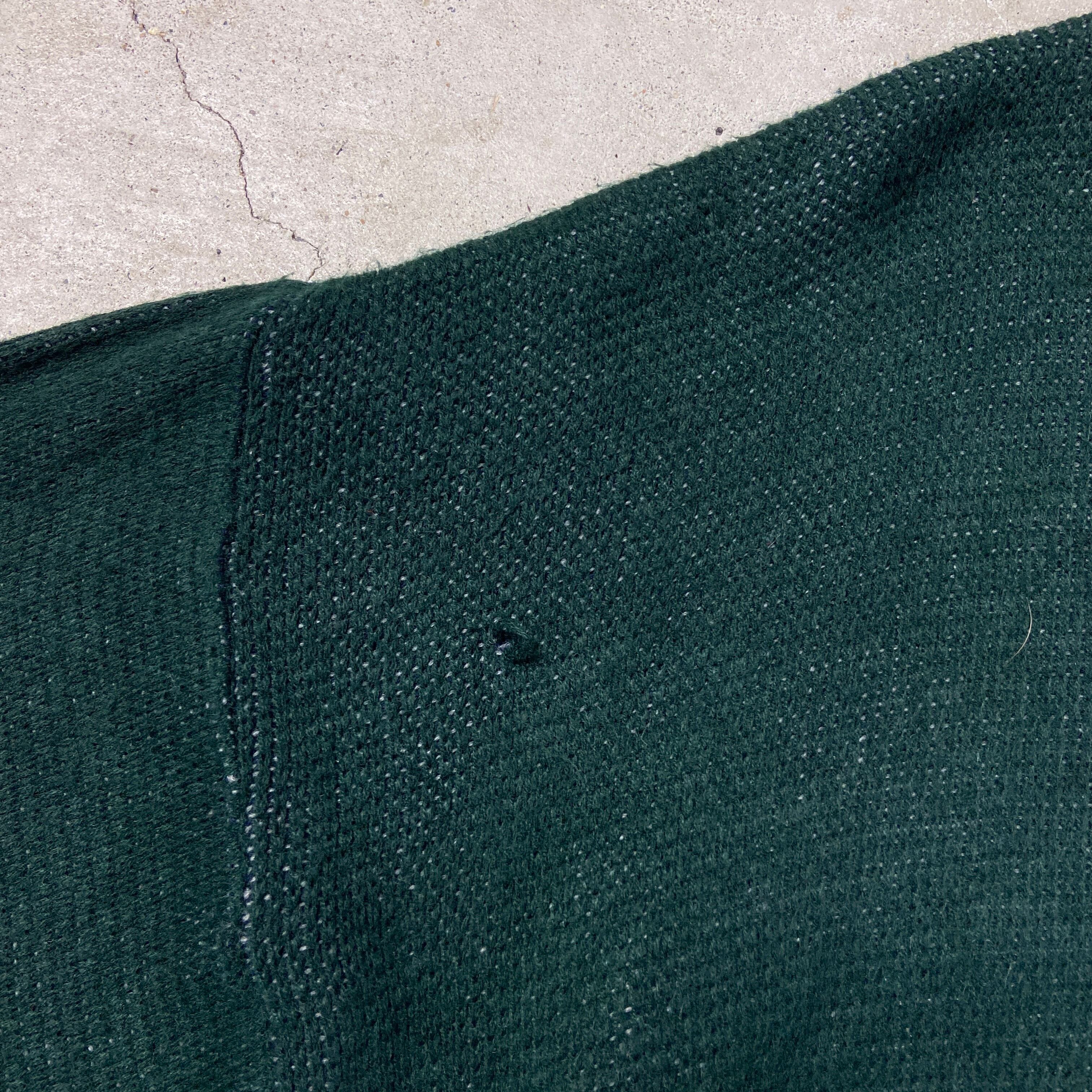 CRICKETTR ニットセーター ウール アクリル 犬 鳥 アニマル刺繍 メンズ