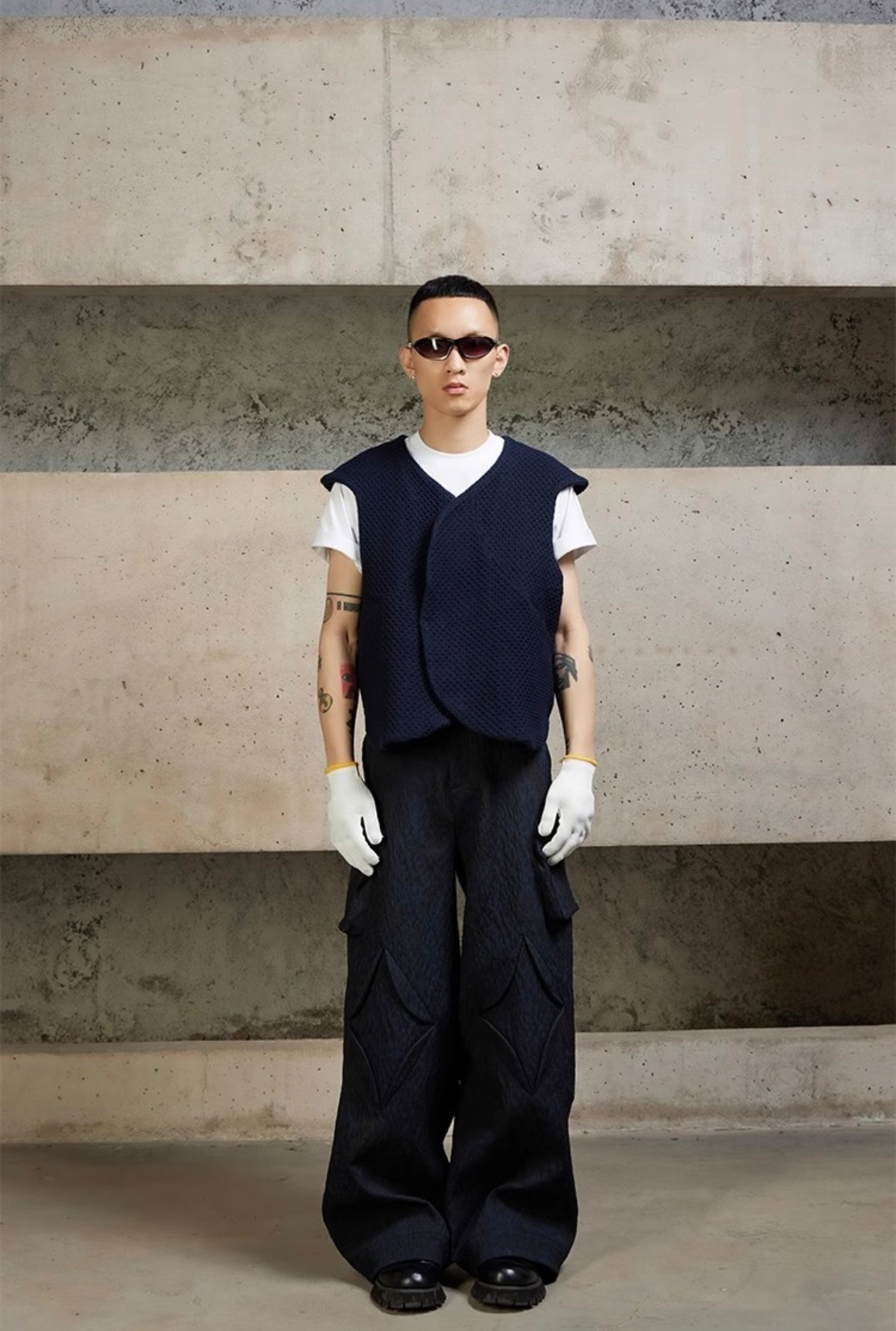 Process Double Knee Lotus Bud Pants