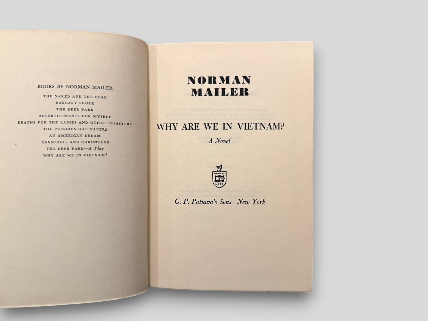 SL1278】【FIRST EDITION】【FIRST IMPRESSION】Why Are We in Vietnam