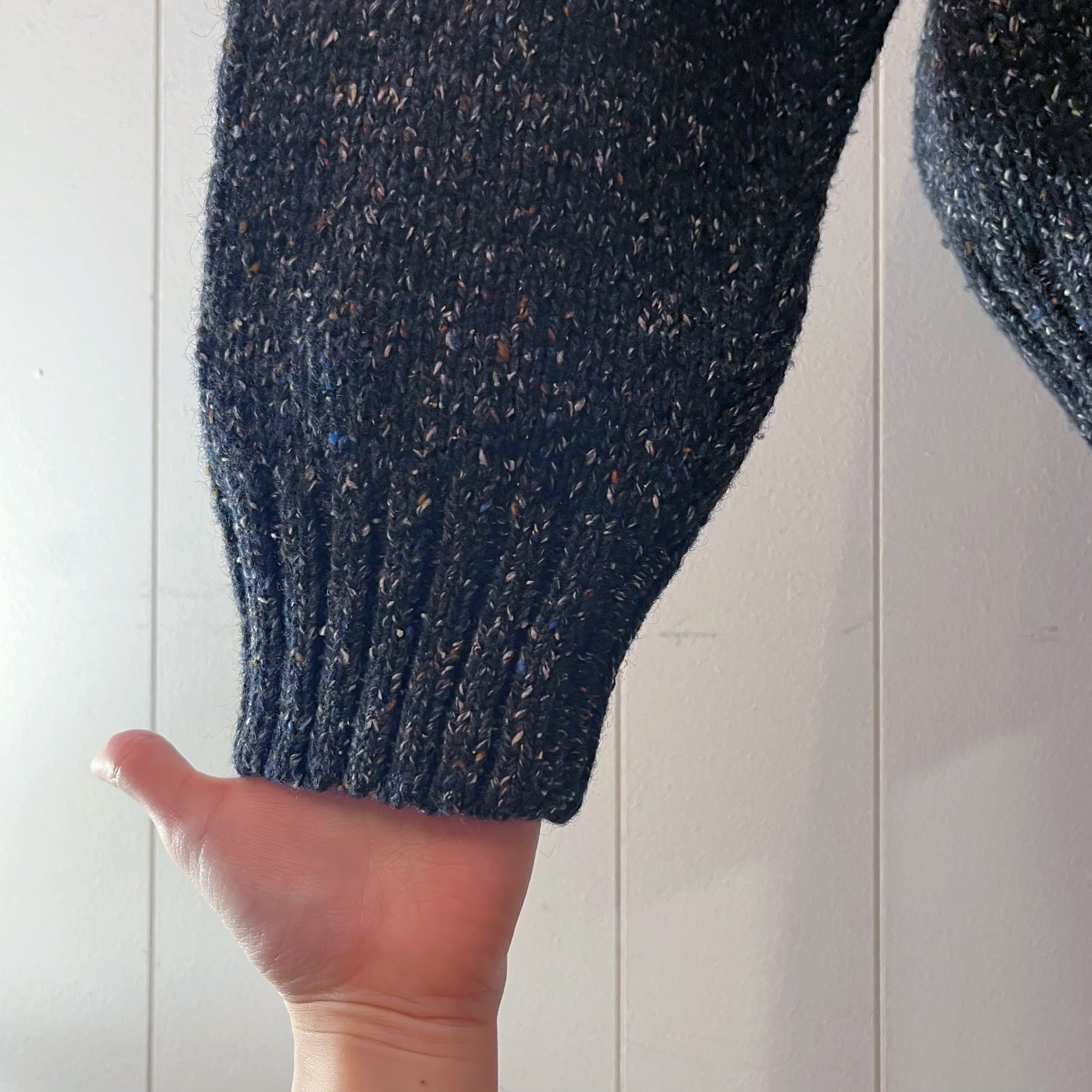 heather gray centripetal knit sweater