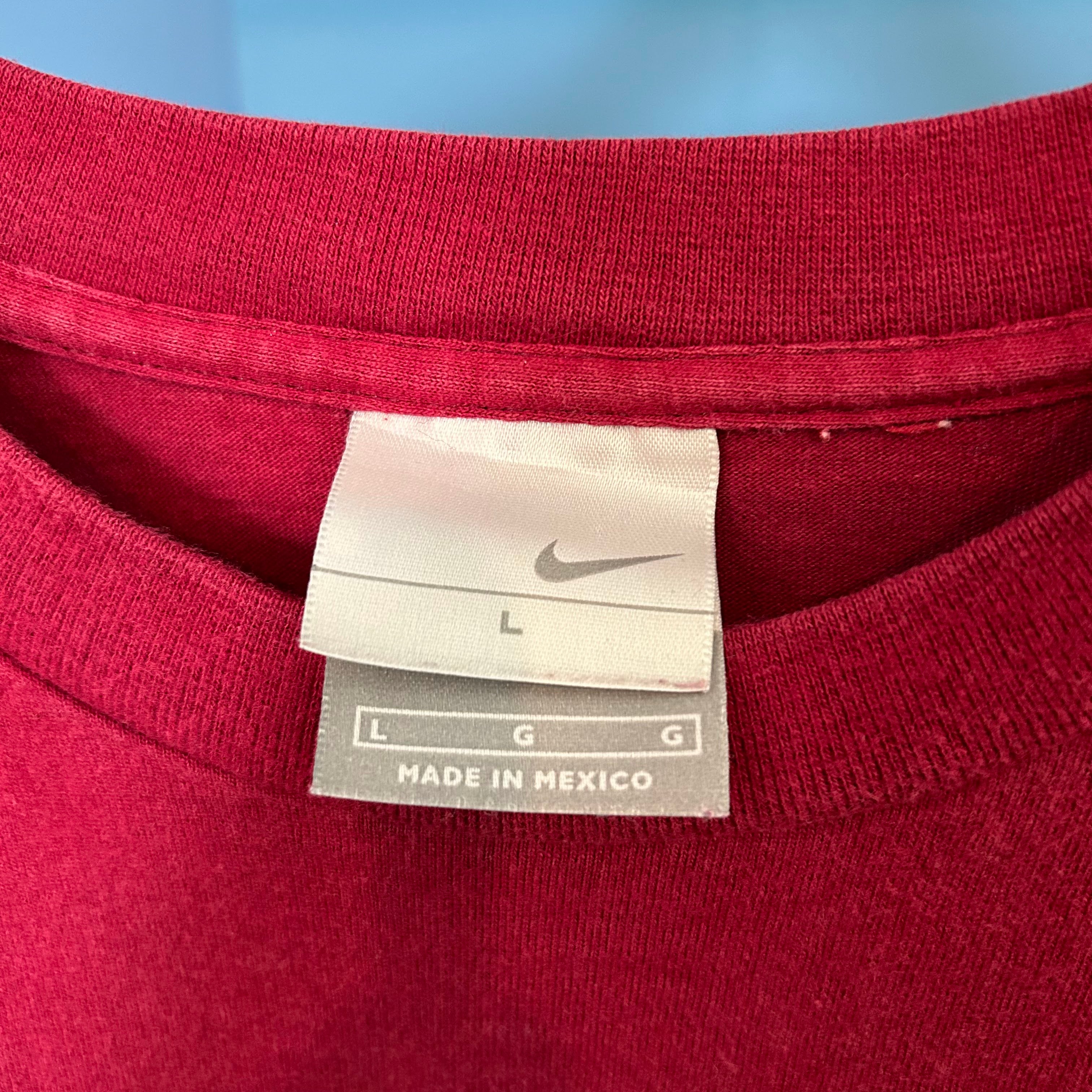 【入手困難!!】ナイキ ︎刺繍ロゴ ミシガン アーチロゴ メキシコ製 ゆるだぼ 入手困難!!ナイキ ✈︎刺繍ロゴ ミシガン アーチロゴ メキシコ製