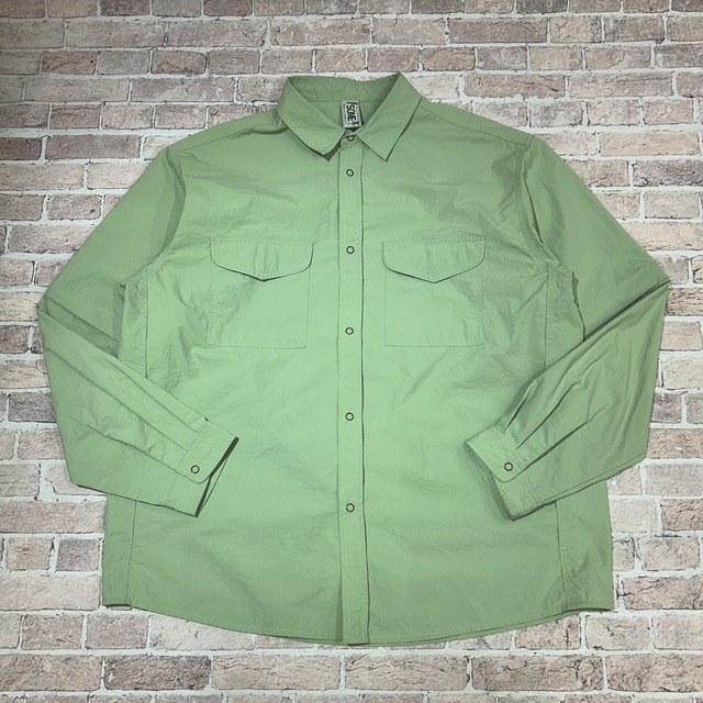 SOME DETACHABLE NYLON SHIRT LIGHT GREEN