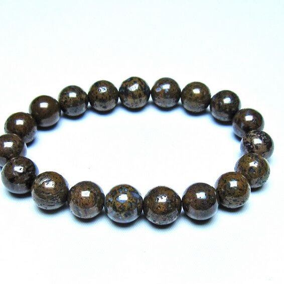 コンドライト ブレスレット サハラNWA869 隕石 11mm 一点物 199-862