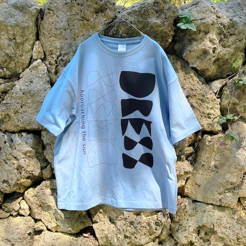 dress dress T-shirt アシッドブルー