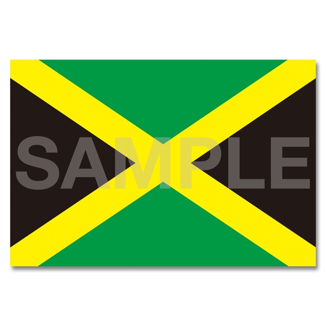 世界の国旗ポストカード ＜アメリカ＞ ジャマイカ Flags of the world POST CARD ＜America＞ Jamaica