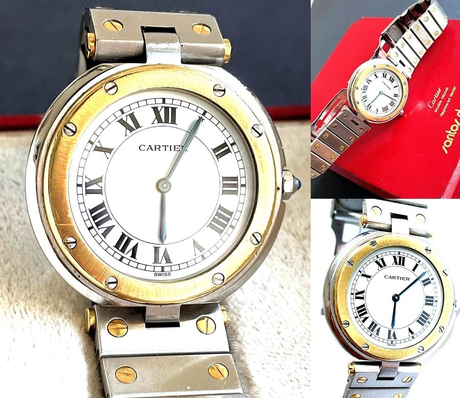 Cartier カルティエ Santos サントス ラウンド クーガー LM メンズ