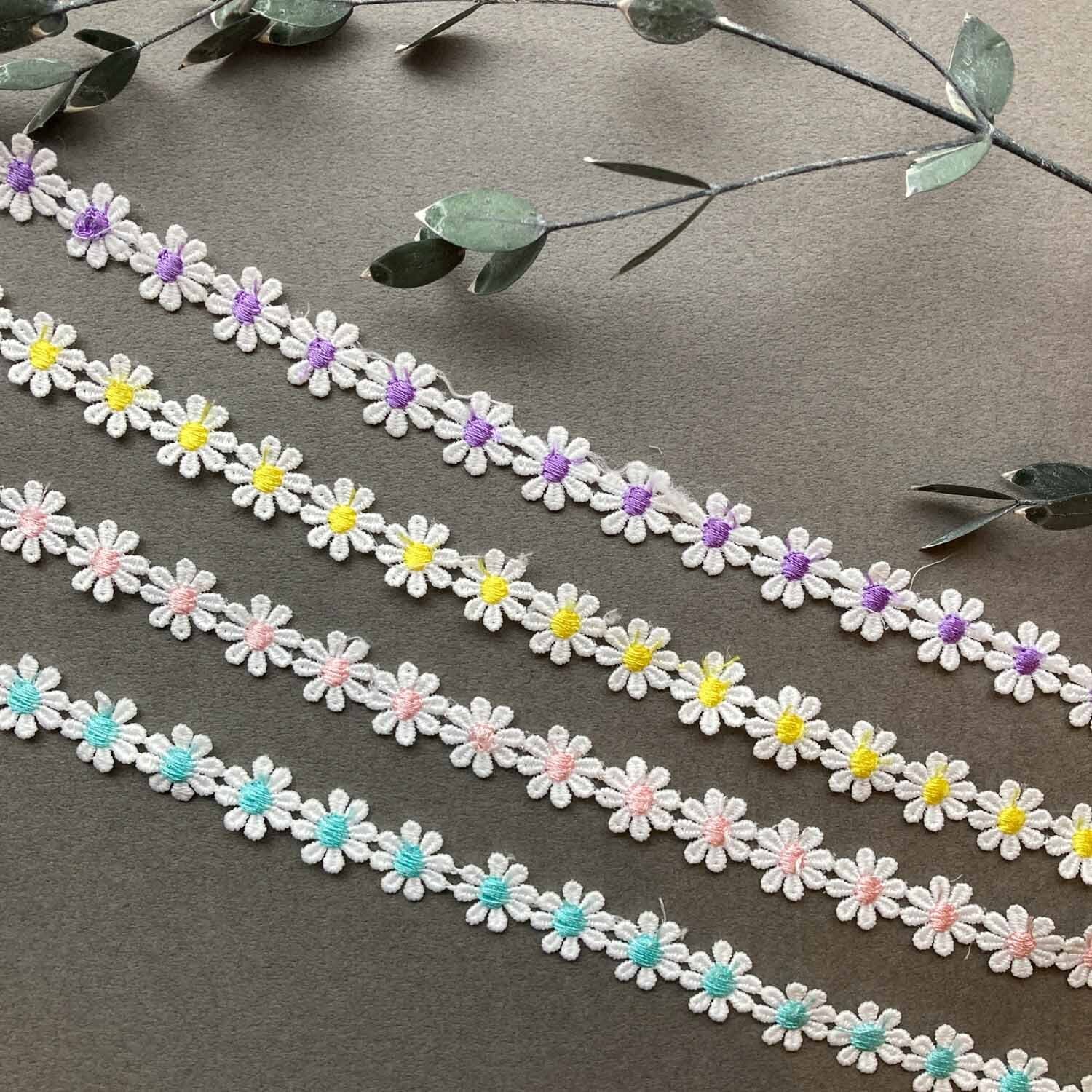 ミニデイジーモチーフレース（50cm〜） | Dua-アクセサリーパーツショップ