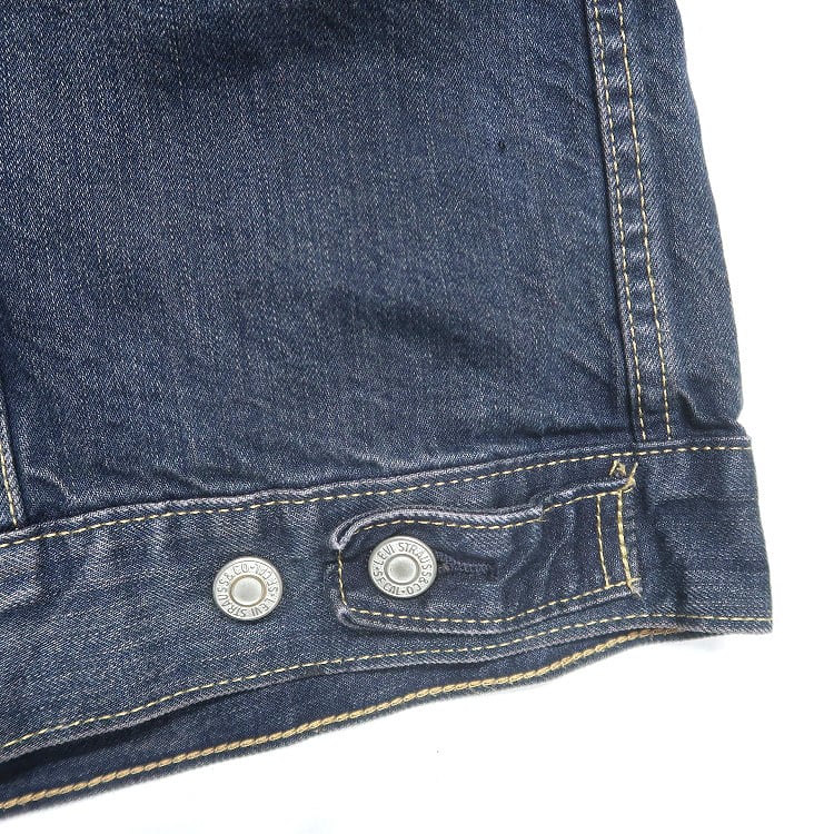 古着 リーバイス Levi's 鋲付き デニムベスト ジャケット 鋲ジャン