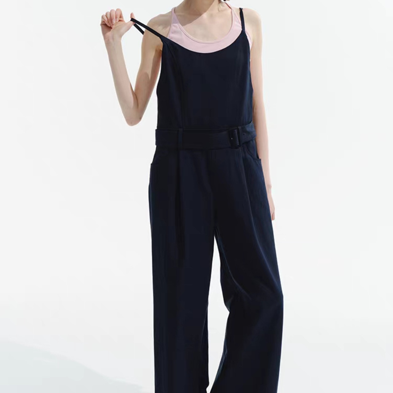 Wide Leg Full Length Salopette T4332