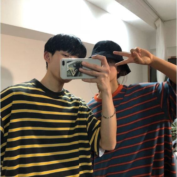 全4色 ボーダー Tシャツ カットソー 半袖 バイカラー カジュアル