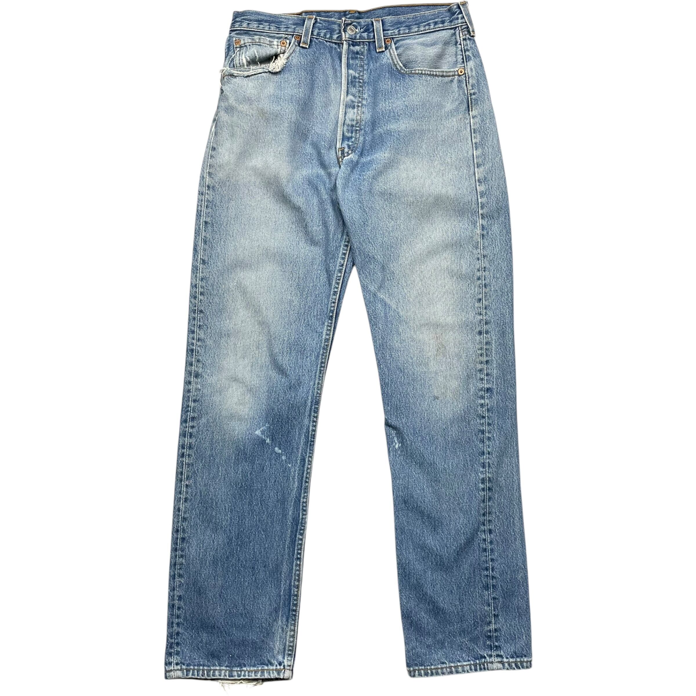 《実寸W31L33》Levi's リーバイス デニムパンツ 型番501 USA製 no.5355