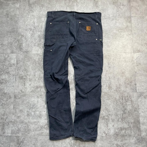10s 茄子紺 ダブルニー Carhartt カーハート 32×32 詳細写真3