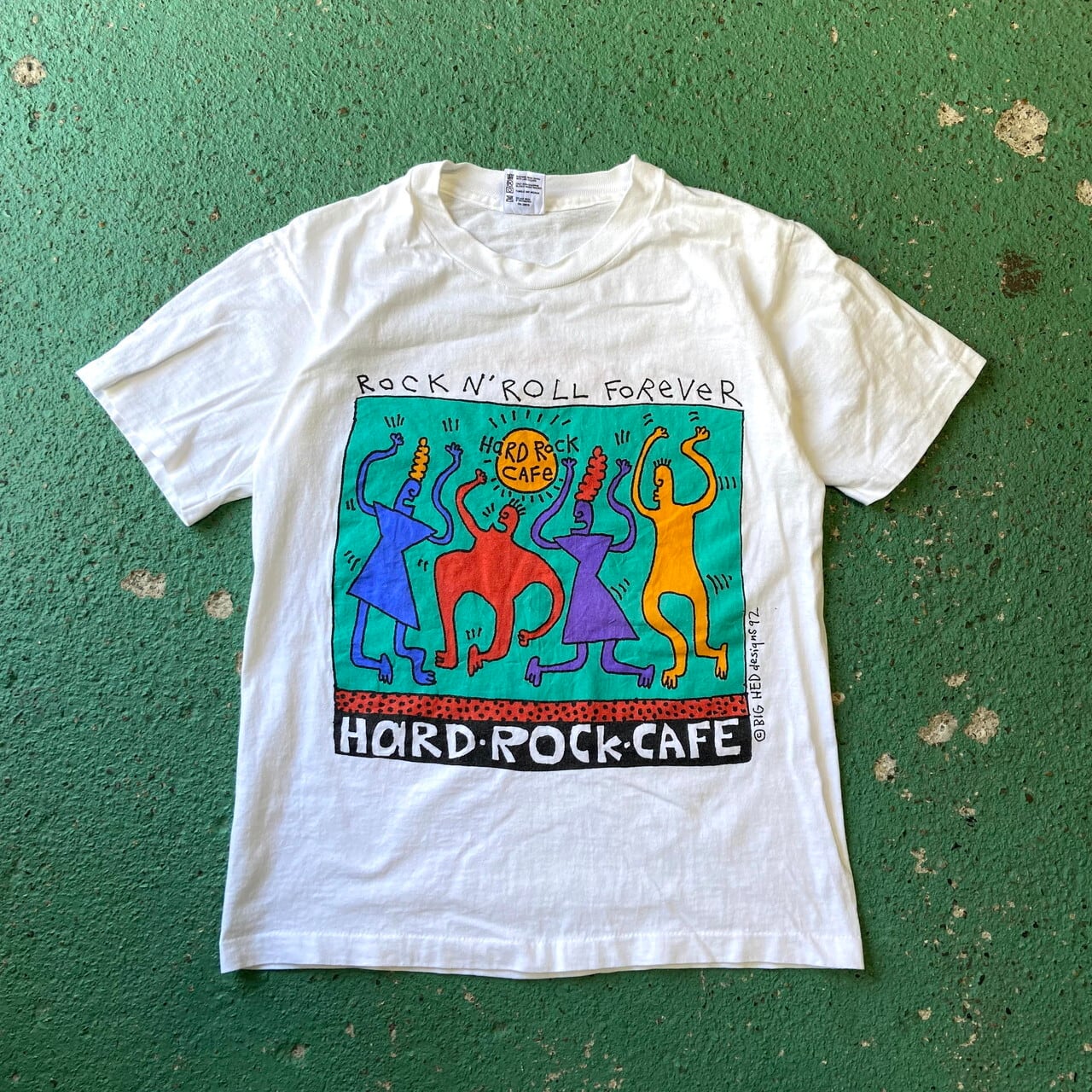 90s ハードロックカフェ ホノルル プリントロゴ 半袖Tシャツ XL USA製