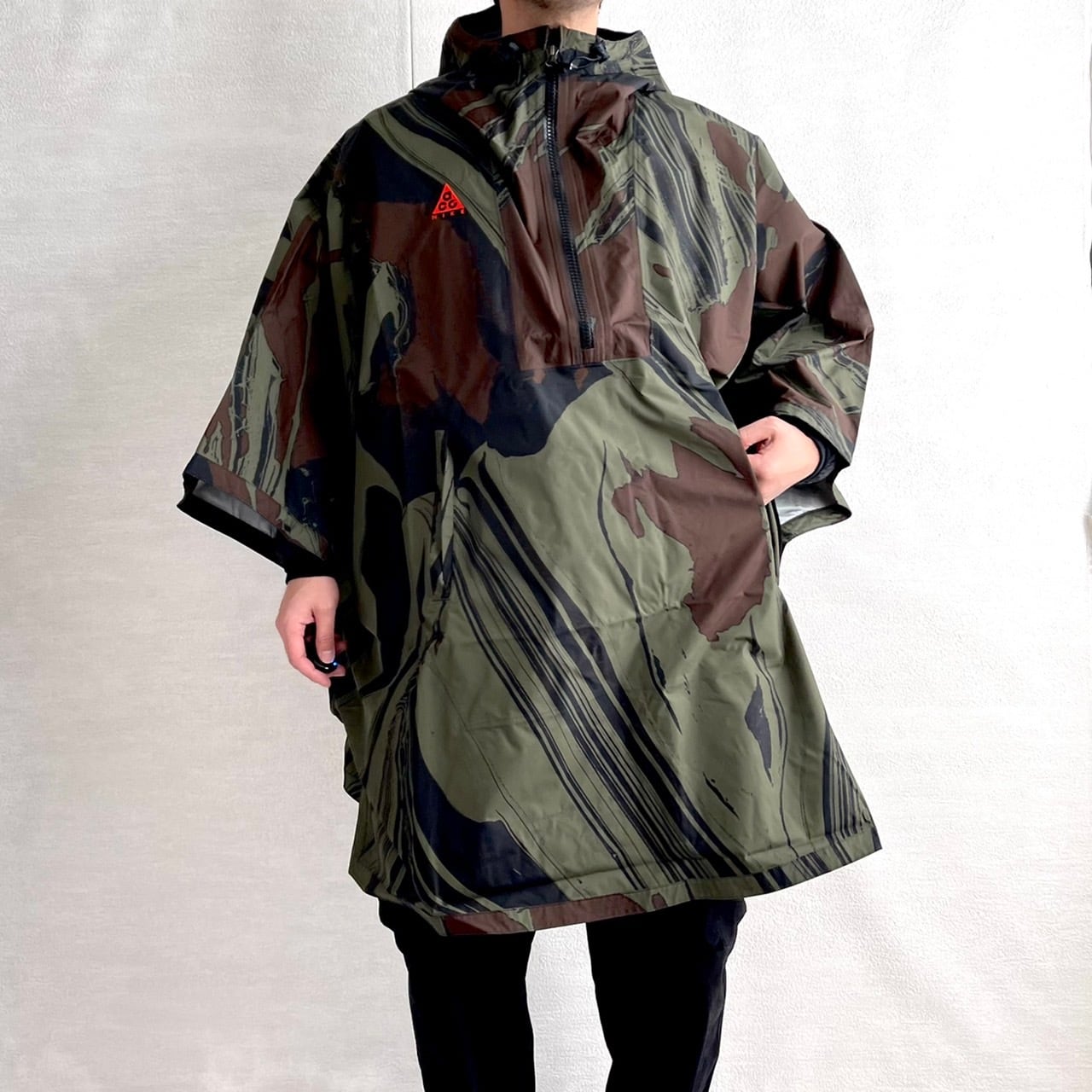 NIKE ACG】 Mt.Fuji All-Over Print Poncho ナイキ ポンチョ 迷彩 ...