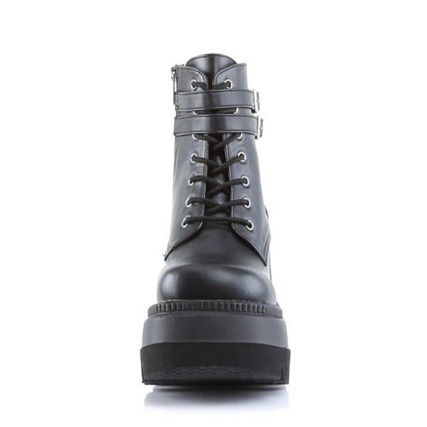 サイズ交換OK】Demonia（デモニア）正規保証品 厚底 ブーツ 黒 パンク