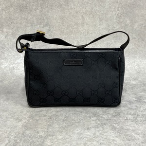 GUCCI グッチ 106644 GG柄 ポーチ ブラック 6118-202202